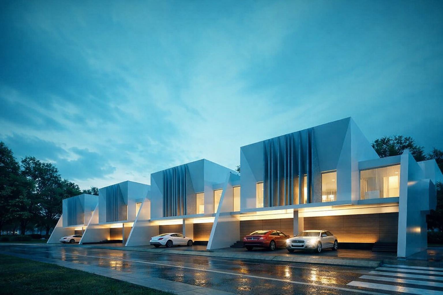 CASA ADOSADA LUZ BLANCO — 165 m²